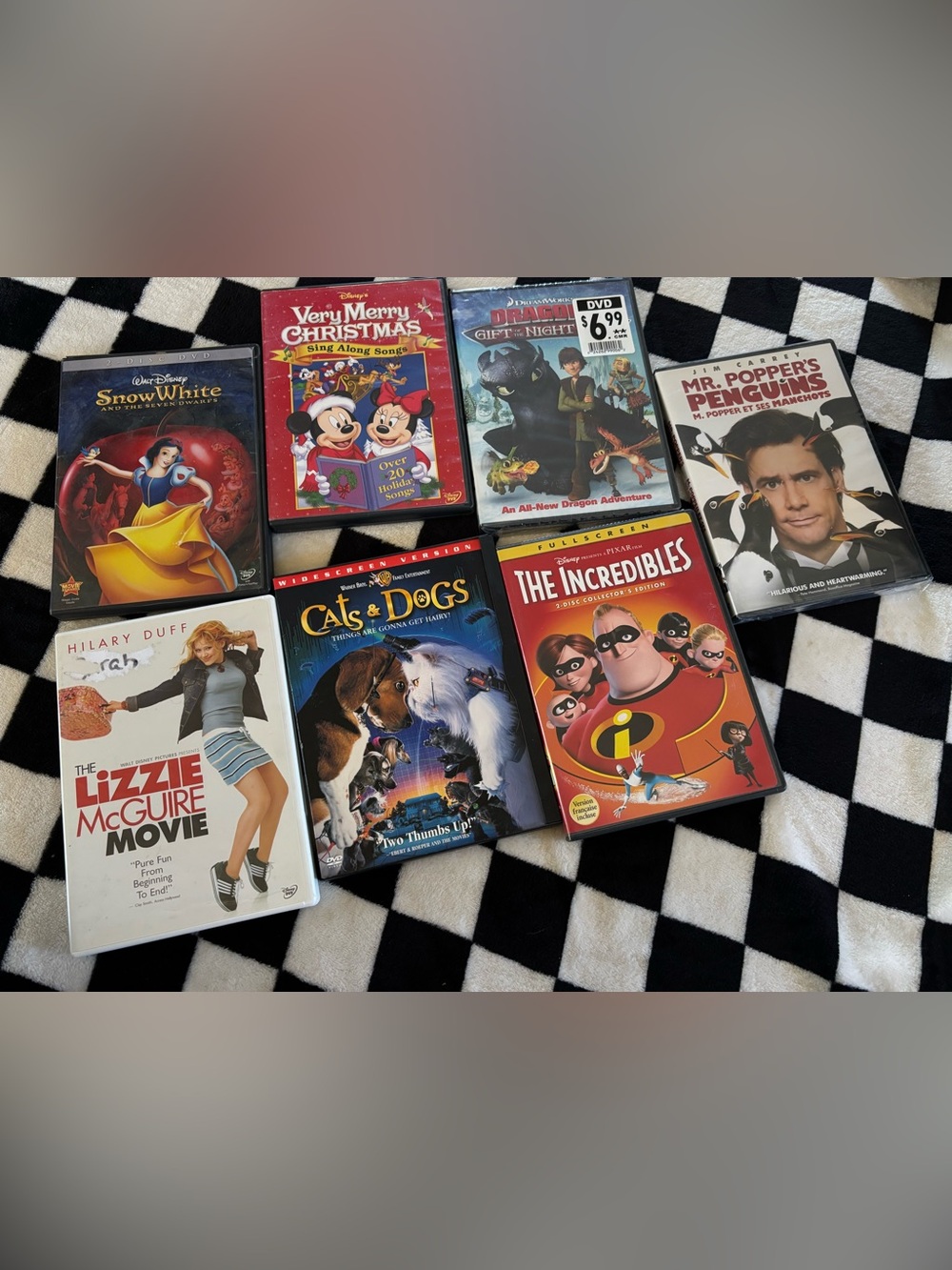 Mixed family DVDs